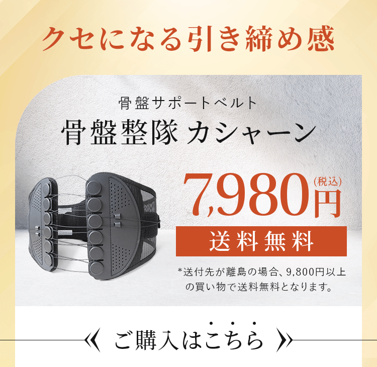 クセになる引き締め感